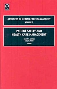 Patient Safety and Health Care Management (Hardcover)