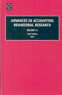 Advances in Accounting Behavioral Research (Hardcover)