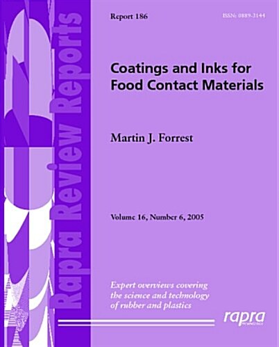 Coatings and Inks for Food Contact Materials (Paperback)