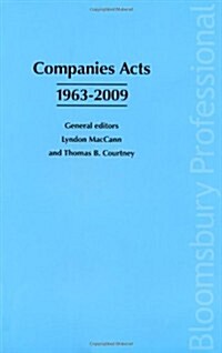 Companies Acts 1963-2009 (Multiple-component retail product, 3 Revised edition)