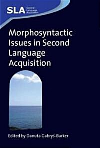 Morphosyntactic Issues Second Languagehb (Hardcover)