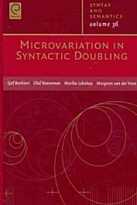 Microvariation in Syntactic Doubling (Hardcover)