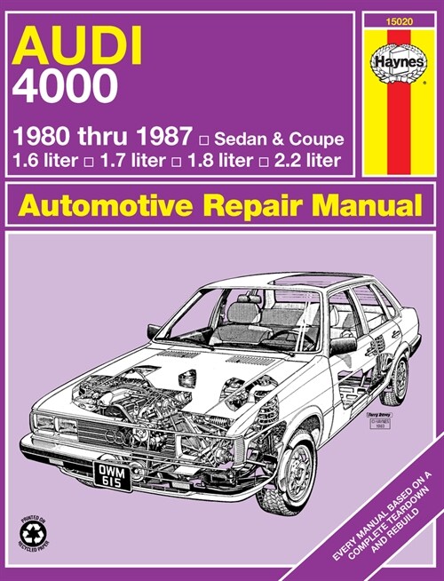 Audi 4000 1980-87 (Paperback)