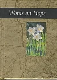 Words on Hope (Hardcover, Gift)