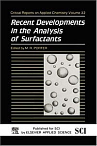 Recent Developments in the Analysis of Surfactants (Hardcover)