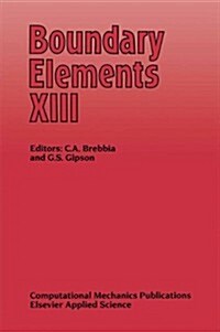 Boundary Elements XIII (Hardcover)