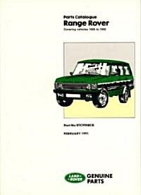 Range Rover Parts Catalogue 1986-1991 (Paperback, New ed)