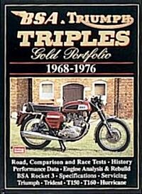 BSA and Triumph Triples Gold Portfolio, 1968-76 (Paperback)