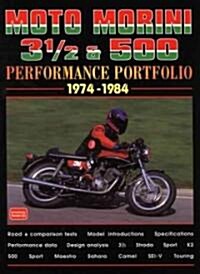 Moto Morini 3-1/2 and 500 Performance Portfolio 1974-1984 (Paperback)