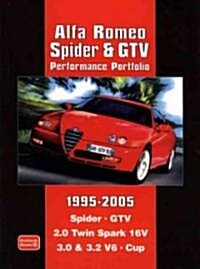 Alfa Romeo Spider and GTV Performance Portfolio 1995-2005 (Paperback)