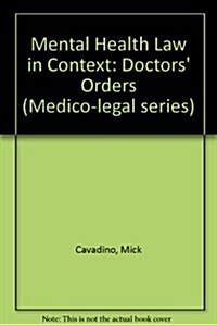 Mental Health Law in Context (Hardcover)