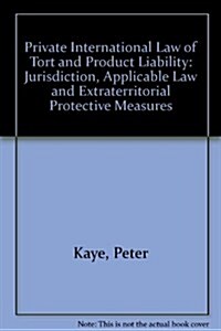 Private International Law of Tort and Product Liability (Hardcover)