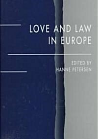 Love and Law in Europe (Hardcover)