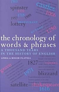 Chronology of Words and Phrases (Paperback)