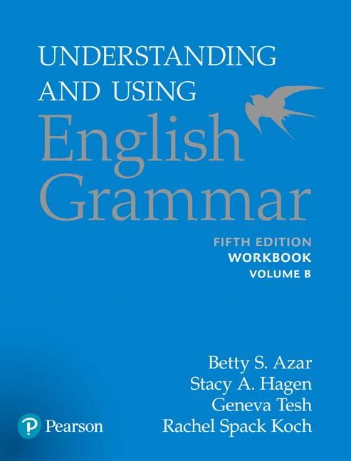 Understanding and Using English Grammar : Workbook B with Answer Key (Paperback, 5th Edition)