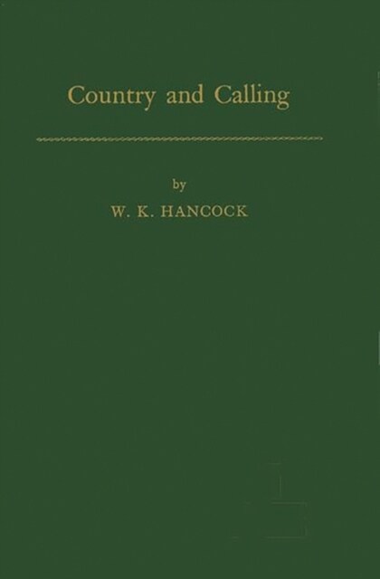 Country and Calling (Hardcover, Revised)