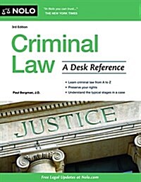 Criminal Law: A Desk Reference (Paperback, 3)