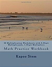 30 Multiplication Worksheets with 3-Digit Multiplicands, 1-Digit Multipliers: Math Practice Workbook (Paperback)