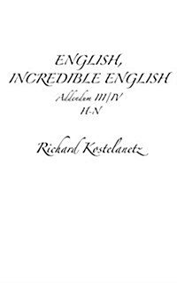 English, Incredible English Addendum III/IV (Paperback)