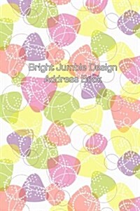 Bright Jumble Design Address Book (Paperback)