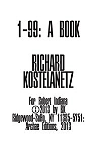 1 - 99: A Book (Paperback)