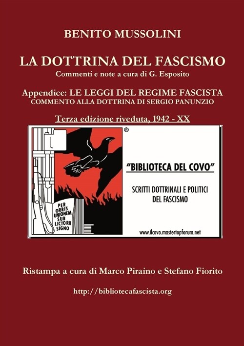 La Dottrina del Fascismo - Terza Edizione Riveduta (Paperback)