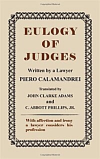 Eulogy of Judges (Hardcover)