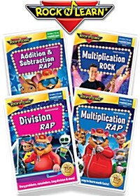 [락앤런 교육용 DVD+BOOK] 마법같은 영어떼기 프로젝트 초등학생: 연산수학 세트 (4disc+스크립트북)