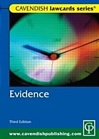 Cavendish: Evidence Lawcards 3/E (Paperback, 3rd, Revised)