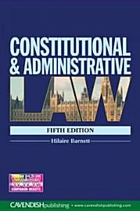 Constitutional & Administrative Law (Paperback, 5th)