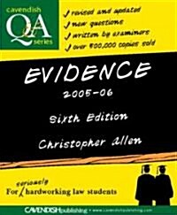 Q&A Evidence 2005-2006 (Paperback, 6th)