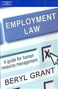 Employment Law : A Guide for Human Resource Management (Paperback)