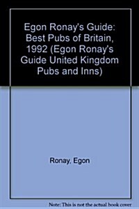 Egon Ronays Guide (Paperback)