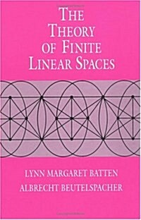 The Theory of Finite Linear Spaces : Combinatorics of Points and Lines (Hardcover)