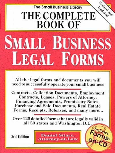 The Complete Book of Small Business Legal Forms (Paperback, CD-ROM, 3rd)