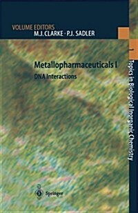 Metallopharmaceuticals I: DNA Interactions (Paperback)