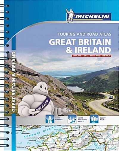 Michelin Great Britain & Ireland: Touring and Road Atlas (Spiral, 2014)