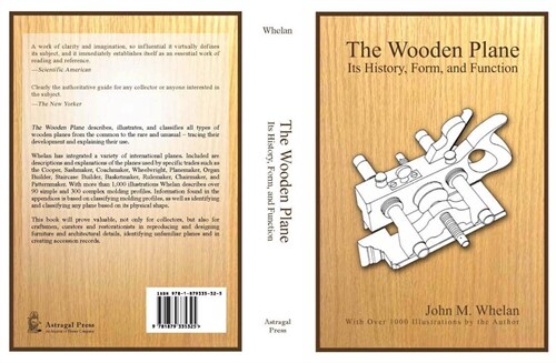 The Wooden Plane: Its History, Form & Function (Paperback)