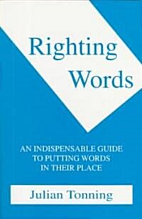 Righting Words (Paperback)