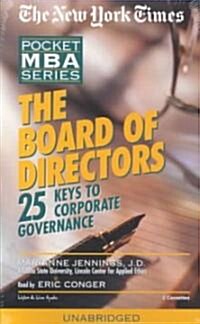 The Board of Directors: 25 Keys to Corporate Governance (Audio Cassette)