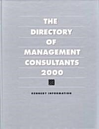 The Directory of Management Consultants 2000 (Hardcover, 9TH)
