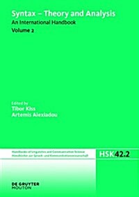 Syntax - Theory and Analysis. Volume 2 (Hardcover)