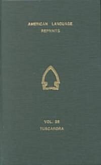 Chews Vocabulary of Tuscarora (Hardcover)