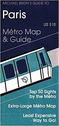 Michael Breins Guide to Paris Metro Map & Guide (Map, FOL)
