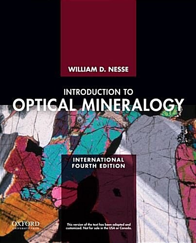 [중고] Introduction to Optical Mineralogy (Paperback, 4, Revised)