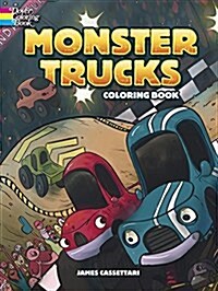 Monster Trucks Coloring Book (Paperback)