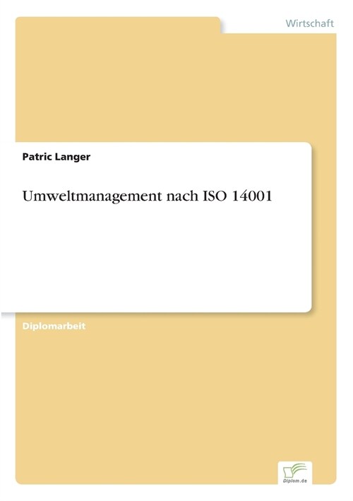 Umweltmanagement Nach ISO 14001 (Paperback)