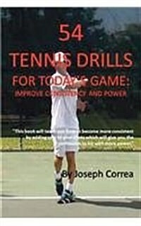 54 Tennis Drills for Todays Game: Improve Consistency and Power (Paperback)