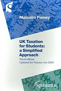 Uk Taxation for Students (Paperback, 3rd)