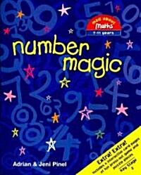 Number Magic : Includes 12 Interactive Card Pages of Fun Press-Out Game and Puzzle Pieces (Paperback)